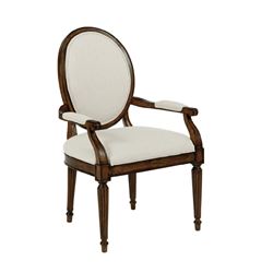 Picture of Artisan's Shoppe - Oval Back Arm Chair (Tobacco)