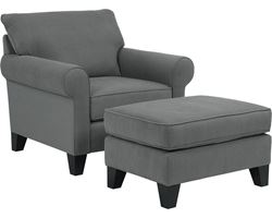 Picture of Noda Chair & 1/2 with Ottoman