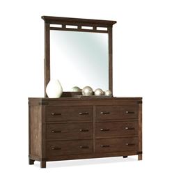 Picture of Promenade Six Drawer Dresser and Mirror