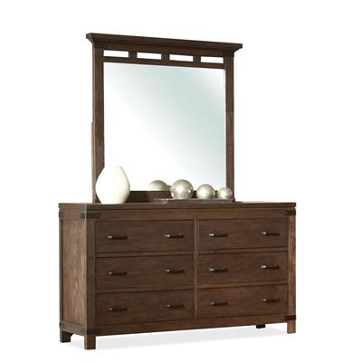 Picture of Promenade Six Drawer Dresser and Mirror