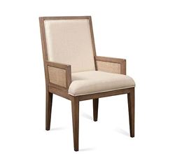Picture of Mirabelle Cane Upholstered Arm Chair