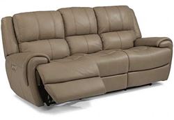 Nance Power Reclining Leather Sofa 1179-62PH with Power Headrest from Flexsteel