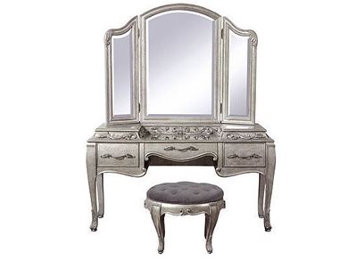 Rhianna Vanity with Mirror and Stool 788134
