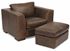 Hawkins Leather Chair 1347-10 with Ottoman