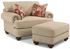 Patterson Chair with Nailhead Trim (7322-10) with Patterson Ottoman