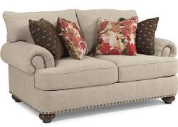 Patterson Loveseat with Nailhead Trim (7322-20) by Flexsteel furniture