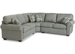 Preston Sectional with Nailhead Trim (5536-SECT) by Flexsteel furniture