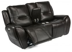 Trip Reclining Loveseat with Console (1134-64PH) by Flexsteel furniture