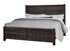 Dovetail Board and Batten Bed in a Java finish from Vaughan-Bassett furniture