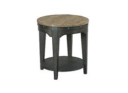 Picture of ARTISANS ROUND END TABLE PLANK ROAD COLLECTION ITEM # 706-920C